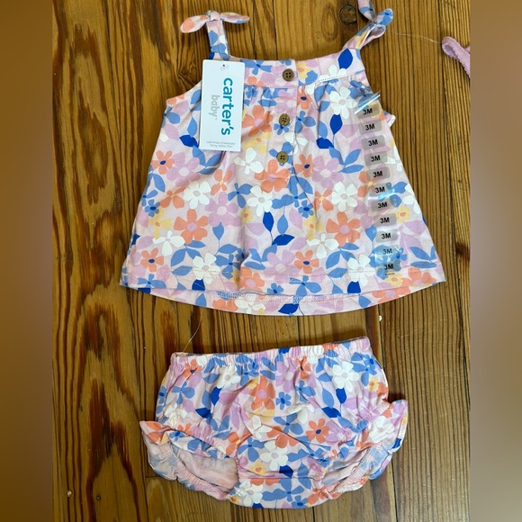 NWT! Carter’s Bunny Floral 4 Piece Set - Picture 2 of 3